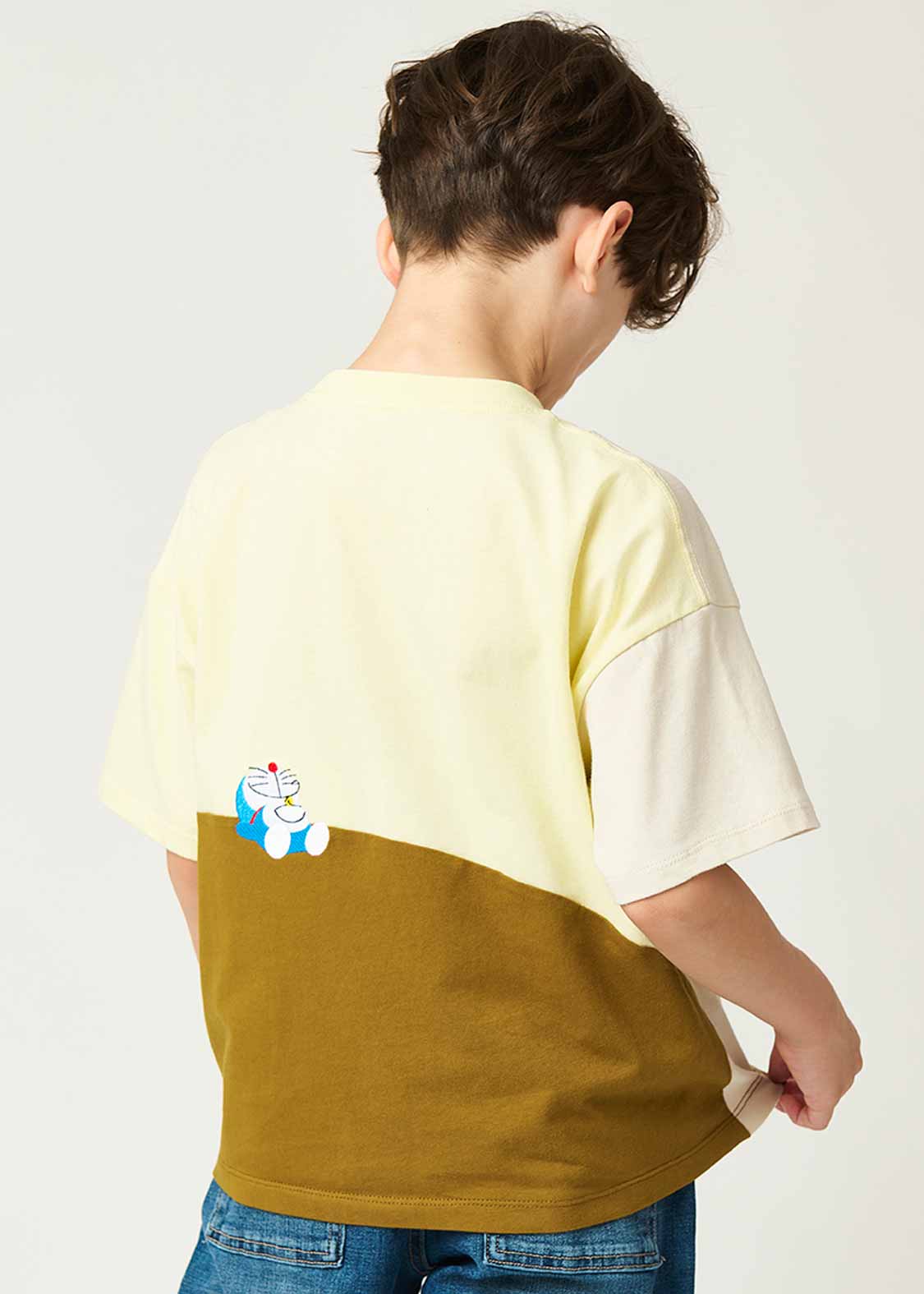 Graniph x 多啦A夢豆沙包童裝T-Shirt