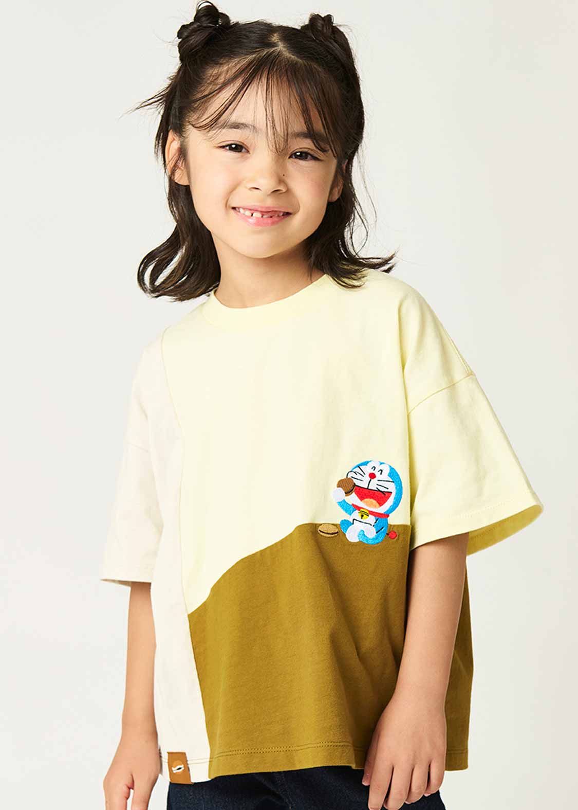 Graniph x 多啦A夢豆沙包童裝T-Shirt