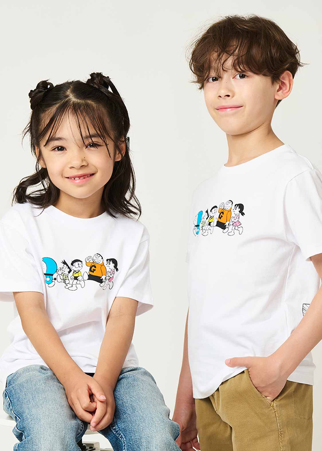 Graniph x 多啦A夢入場券童裝T-Shirt