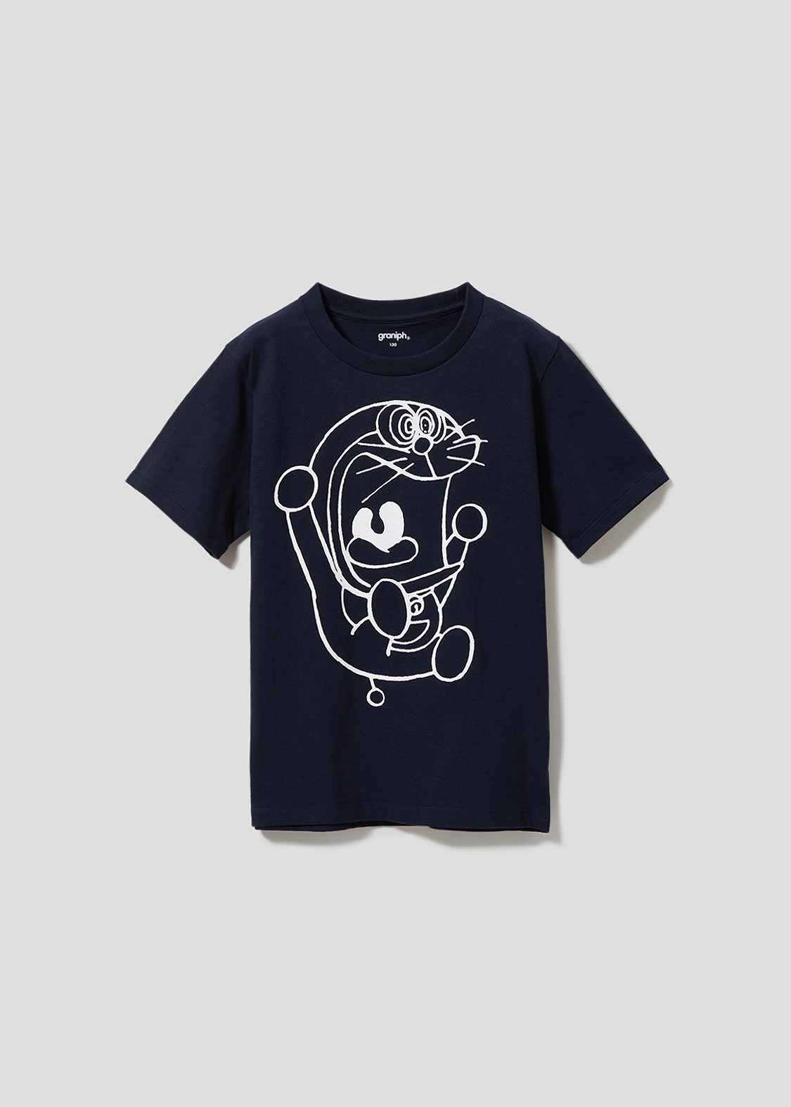Graniph x 多啦A夢驚恐樣童裝T-Shirt