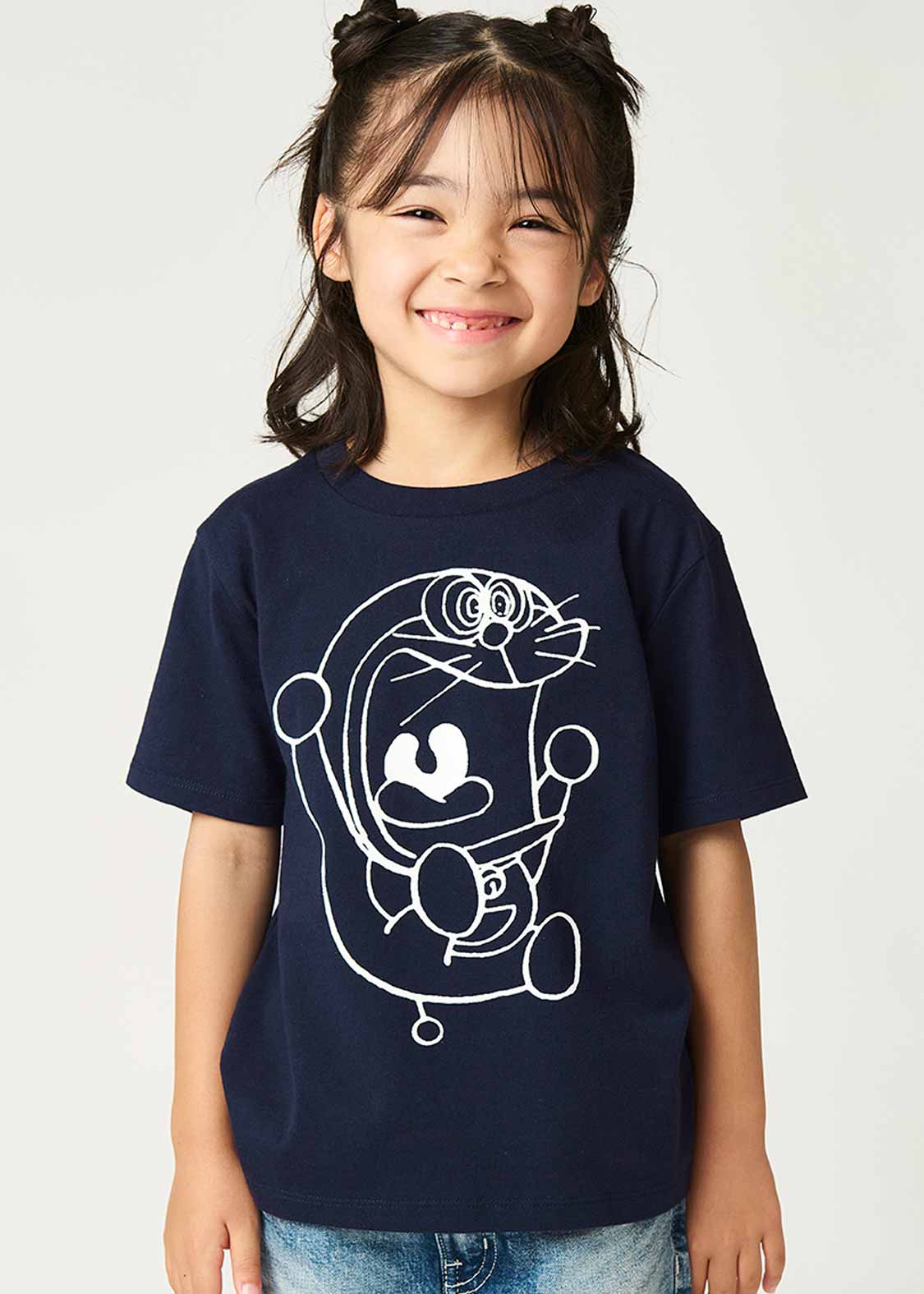 Graniph x 多啦A夢驚恐樣童裝T-Shirt