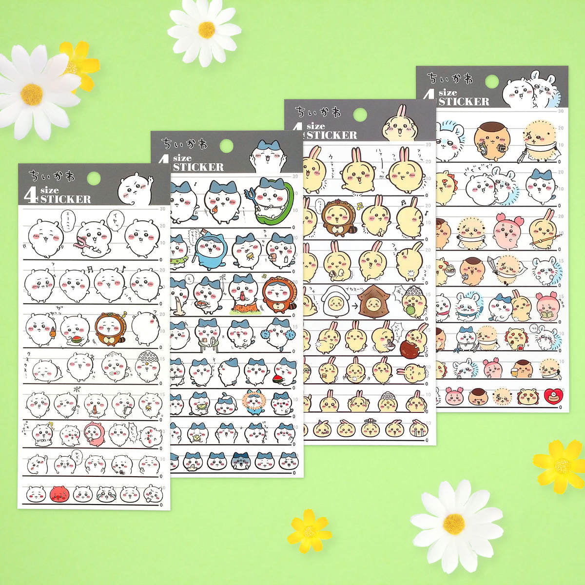 Chiikawa 4 Size Sticker 角色造型可愛貼紙