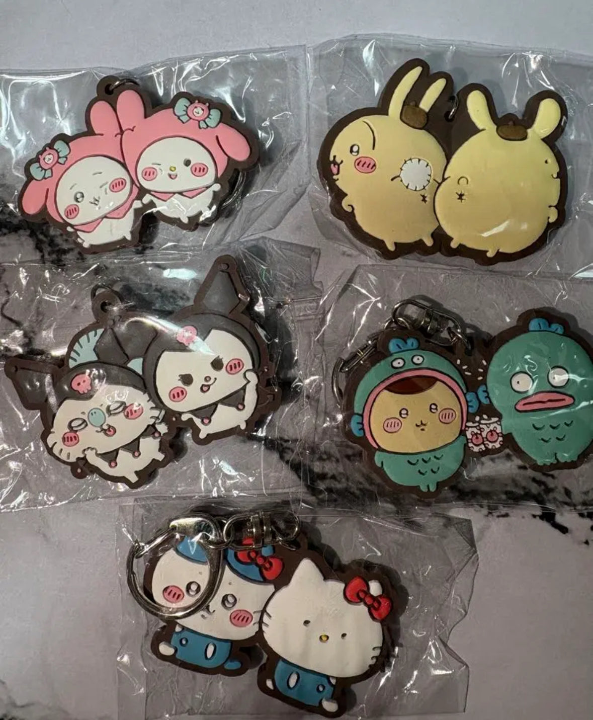 Sanrio x Chiikawa Rubber 鎖匙扣
