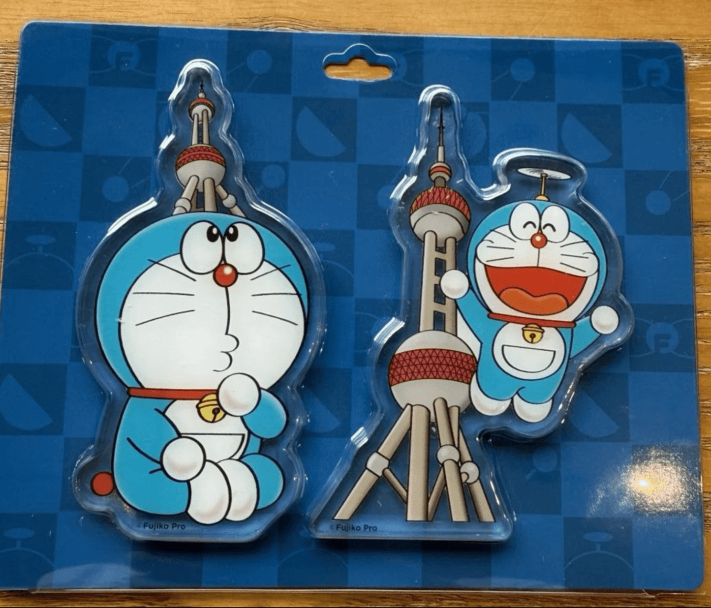 100%多啦A夢&Friends巡迴特展上海站限定 東方明珠塔磁石貼 - Kiiro Japan