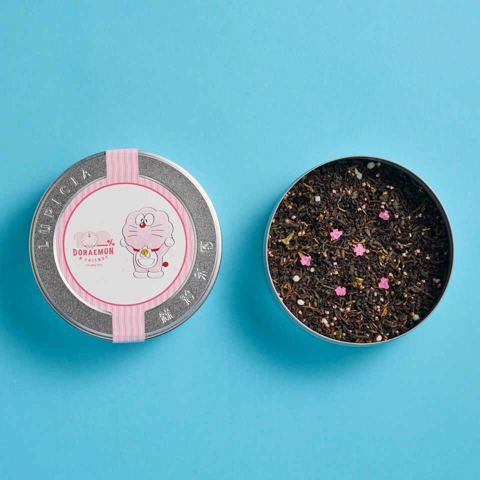 100%多啦A夢&Friends巡迴特展 日本站限定 LUPICIA 红茶 櫻花盒(櫻花&白巧克力) - Kiiro Japan