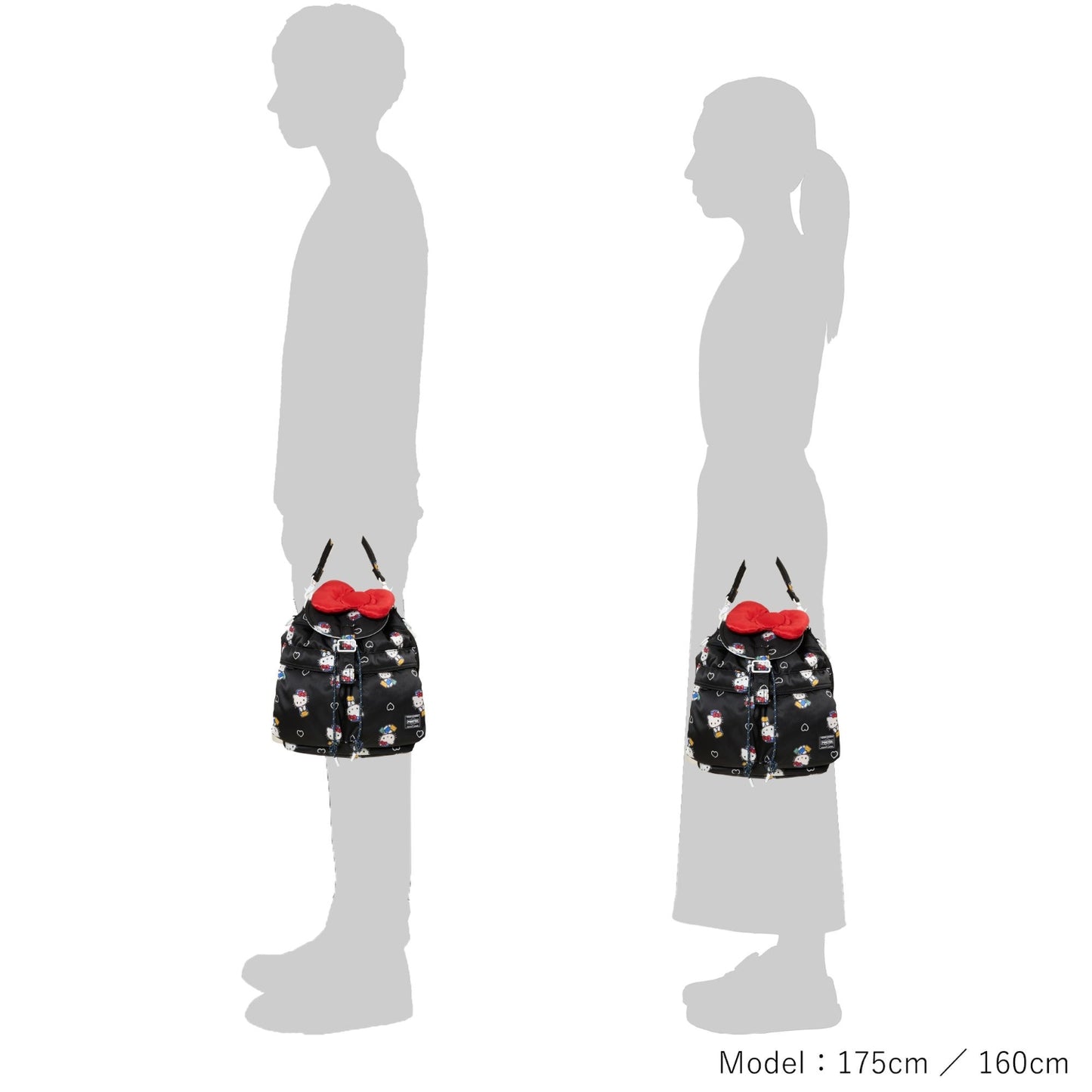 日本限定 PORTER × Sanrio Hello Kitty SACKPACK 2WAY 後背包 手提袋 肩背包