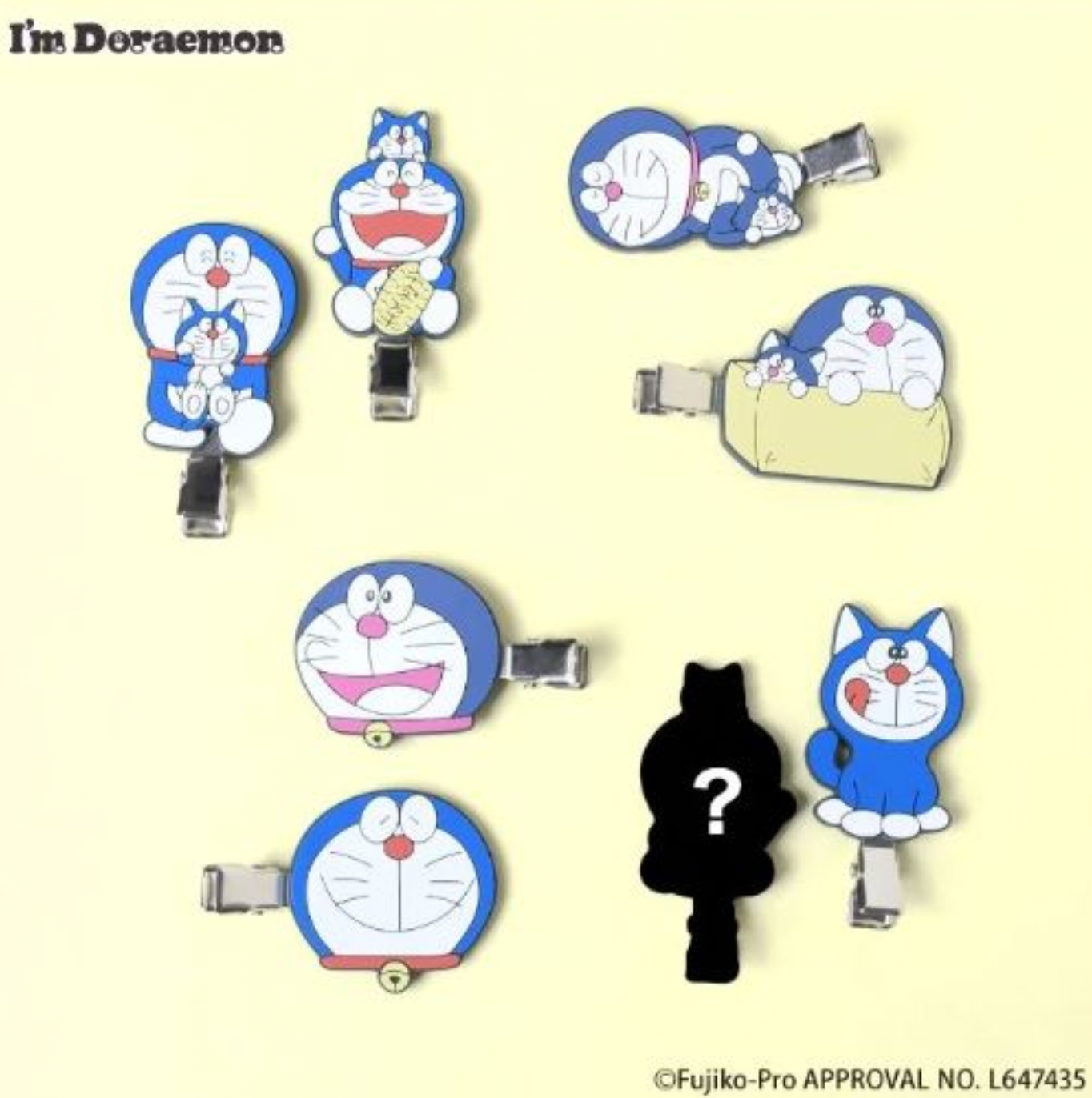 Flowering 多啦A夢髮夾(隨機一款)