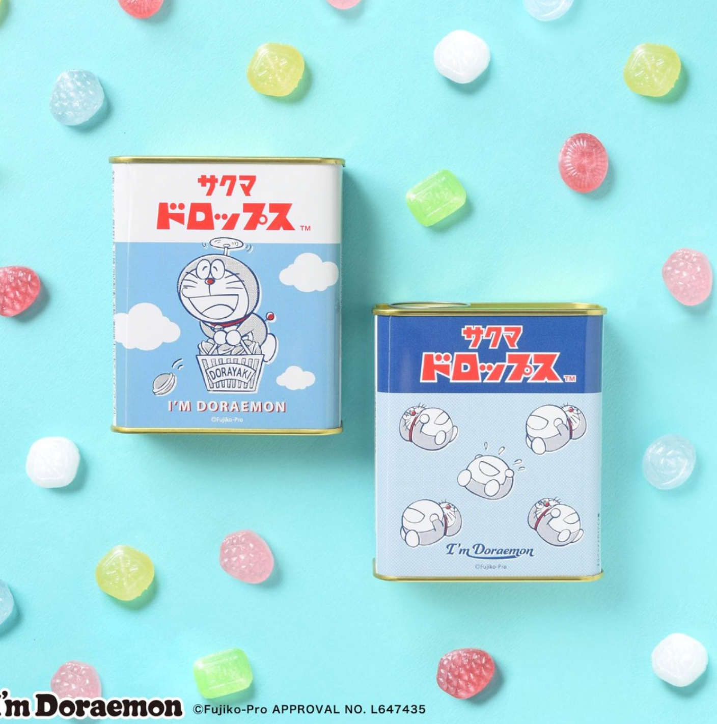 Flowering 多啦A夢糖果罐