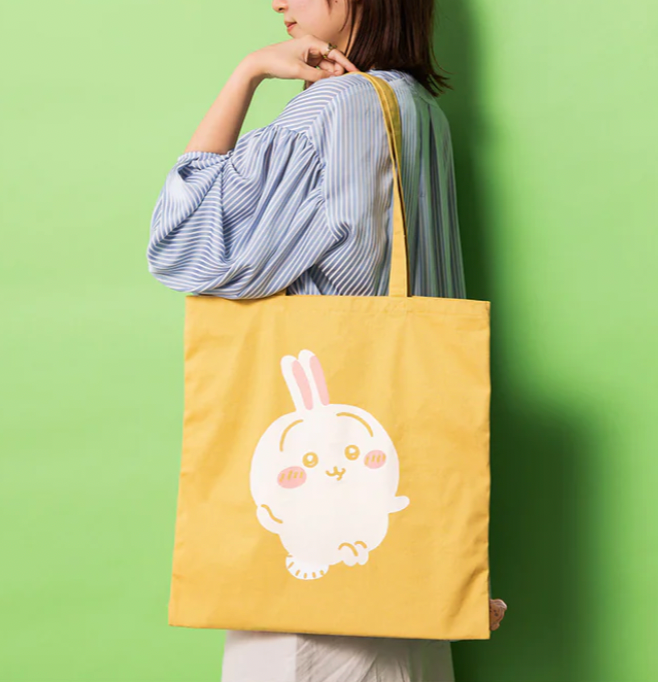 Nagano Chiikawa 兔兔黃色手提袋Tote Bag