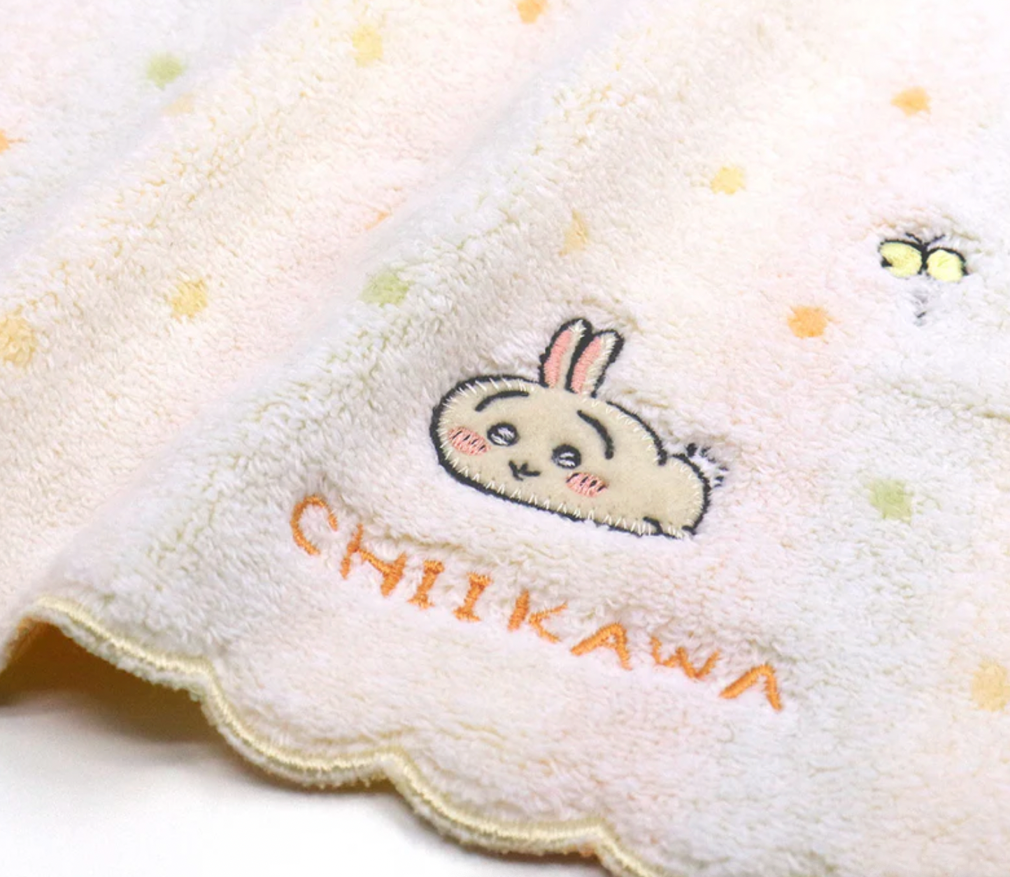 Towel Museum Chikawa 手巾 兔兔黃色點點款