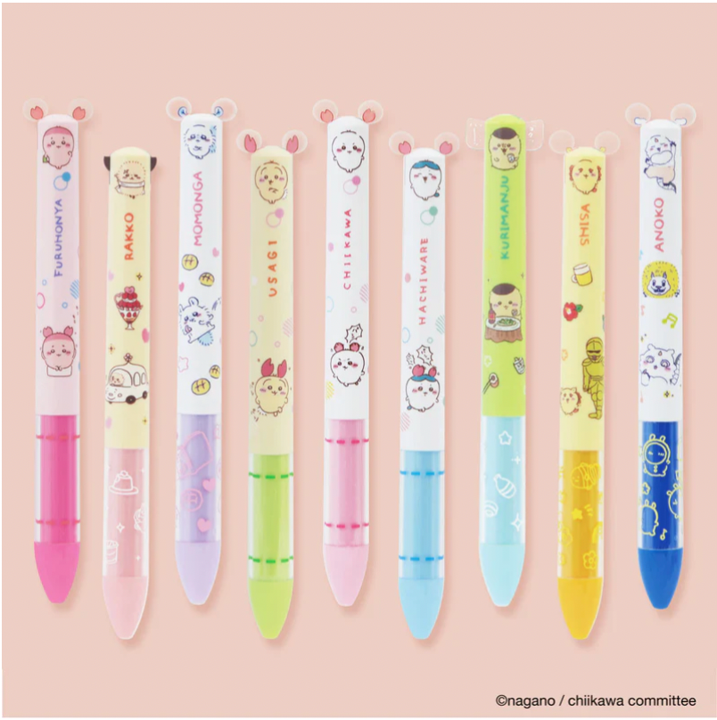 Chiikawa Mini Pen 紅黑色原子筆