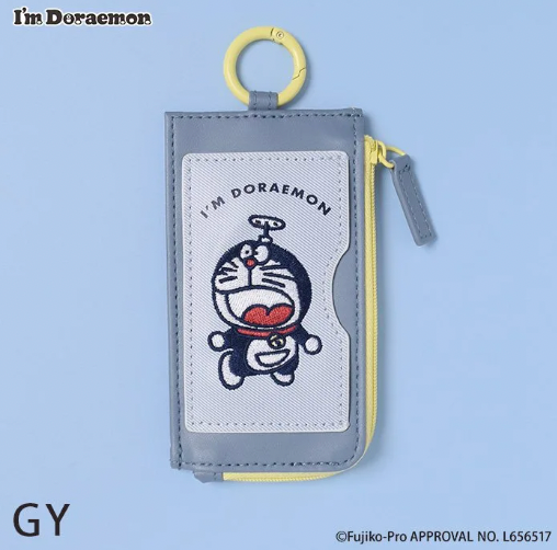 Flowering x 多啦A夢 零錢包連掛環