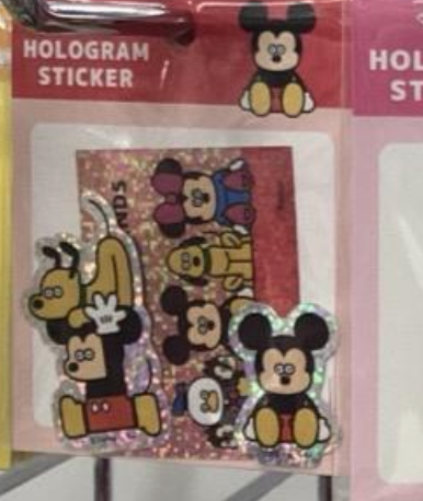 Disney Hologram Sticker