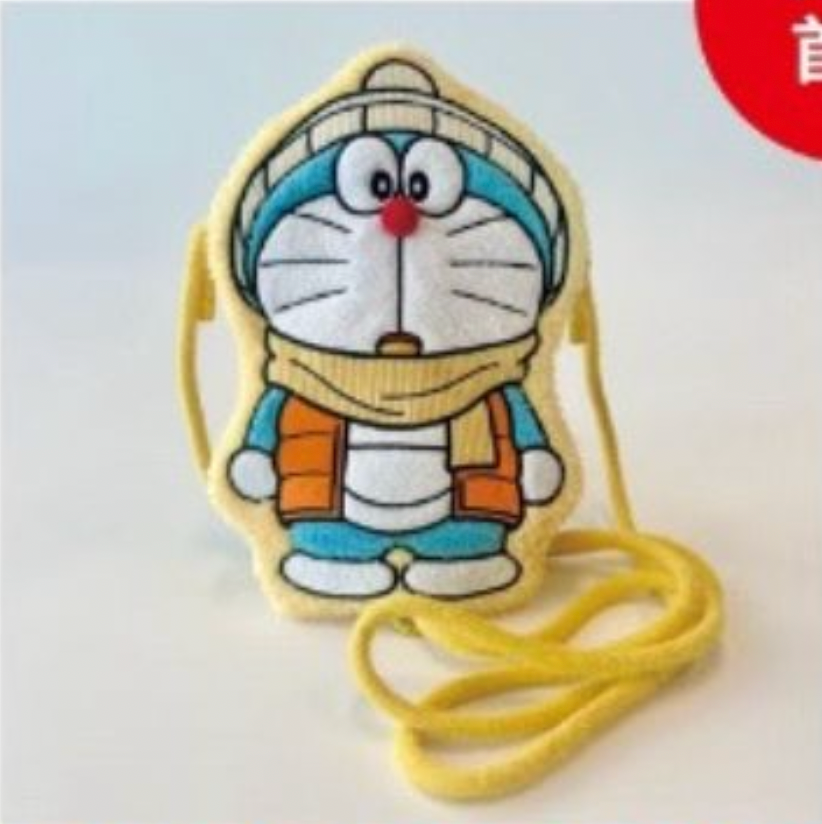 100%多啦A夢&Friends巡迴特展武漢商品-打雪仗斜孭袋