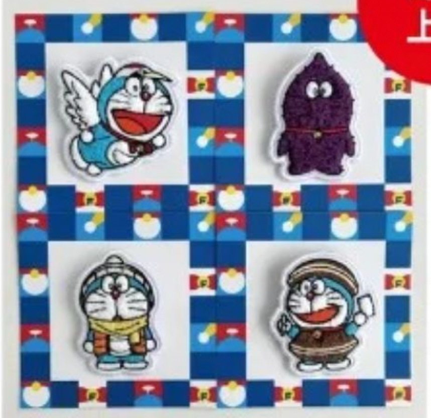 100%多啦A夢&Friends巡迴特展武漢商品-刺繡章