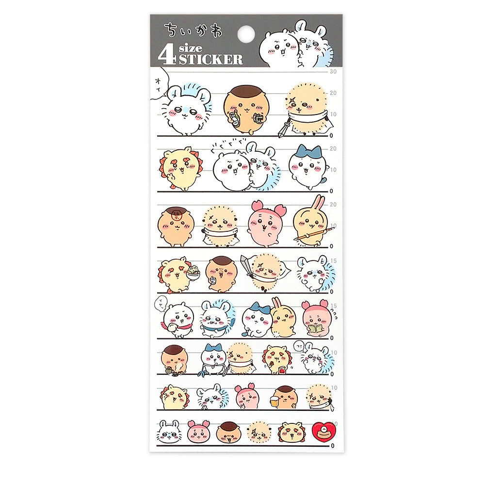 Chiikawa 4 Size Sticker 角色造型可愛貼紙
