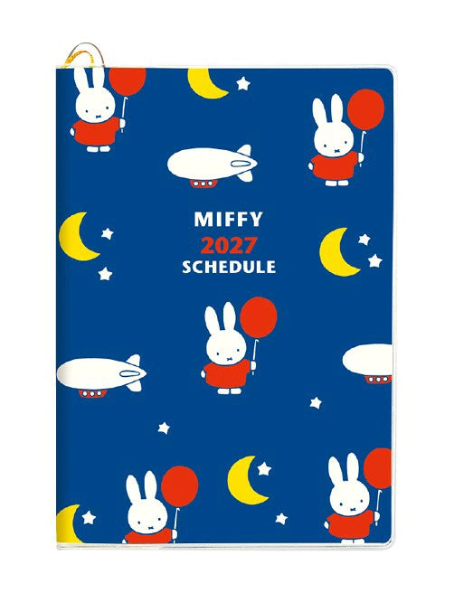 2027 Miffy A5 Schedule Book 藍底拎氣球