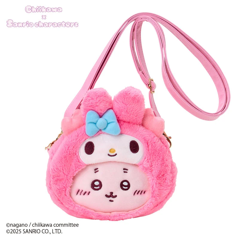 (2-3星期到貨)Chiikawa x Sanrio 限定斜孭袋(古本屋 x My Melody)