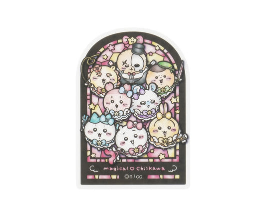 Chiikawa 魔法少女彩繪玻璃風大集合貼紙