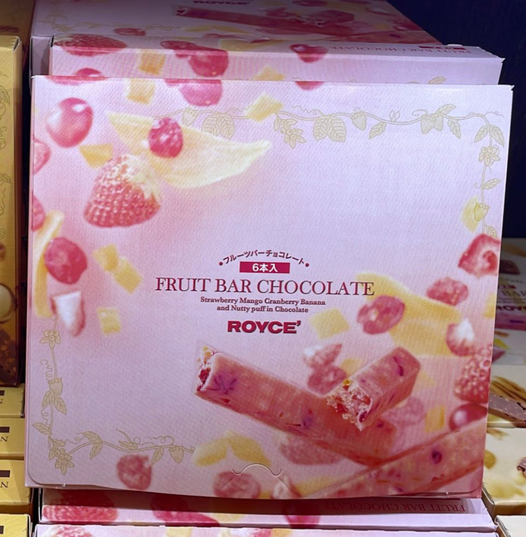 Royce Fruit Bar Chocolate 水果朱古力棒