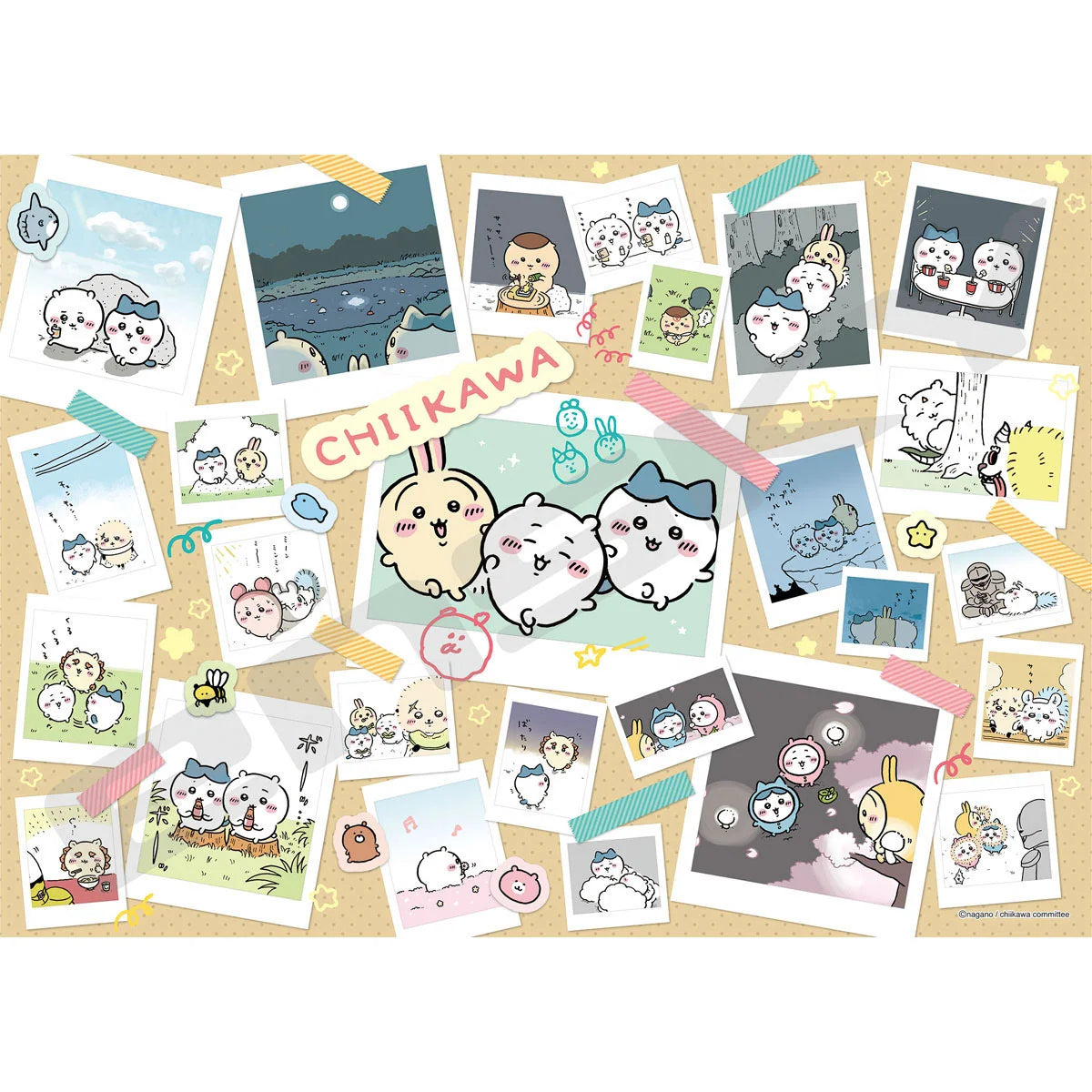 Chiikawa 500片拼圖 (No.500-736 吉伊卡哇們的日常)
