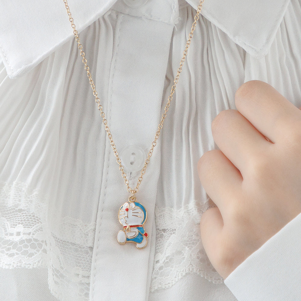 未來百貨限定 多啦A夢嘟咀頸鏈