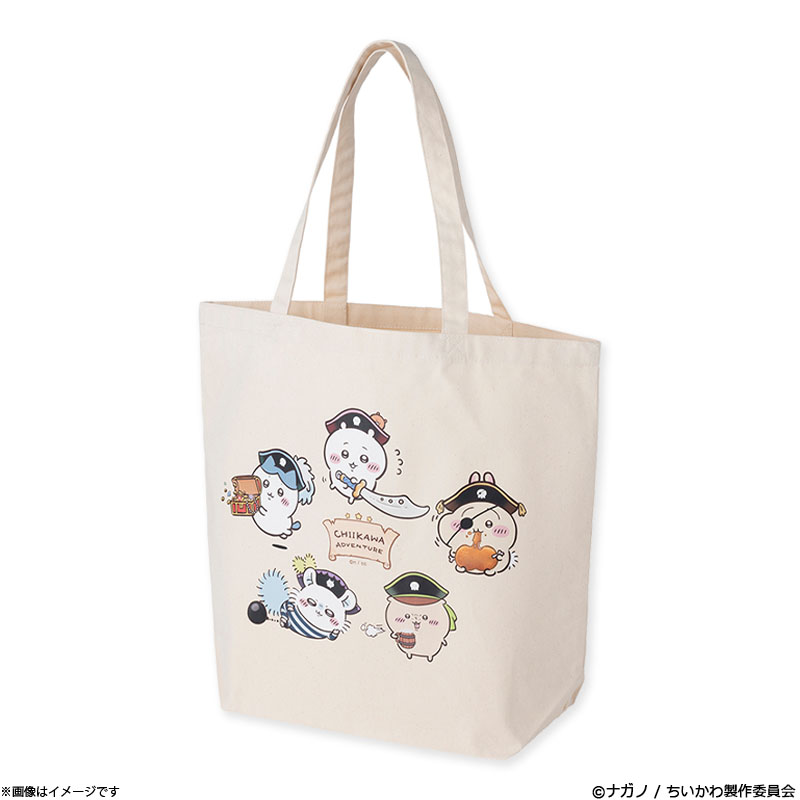 Chiikawa 台場冒險王 海盜全角色tote bag
