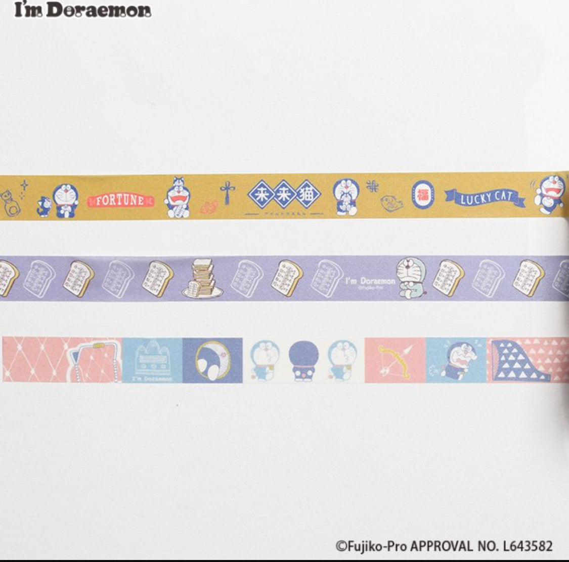 Flowering 多啦A夢紙膠帶