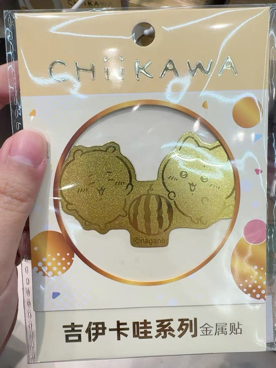 Chiikawa 上海限定 金屬貼