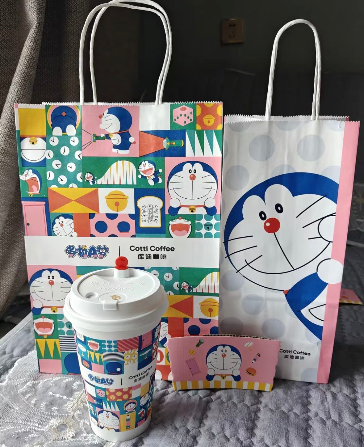 多啦A夢 大陸Cotti Coffee限量商品