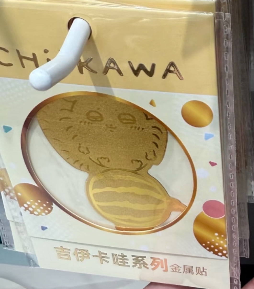 Chiikawa 上海限定 金屬貼