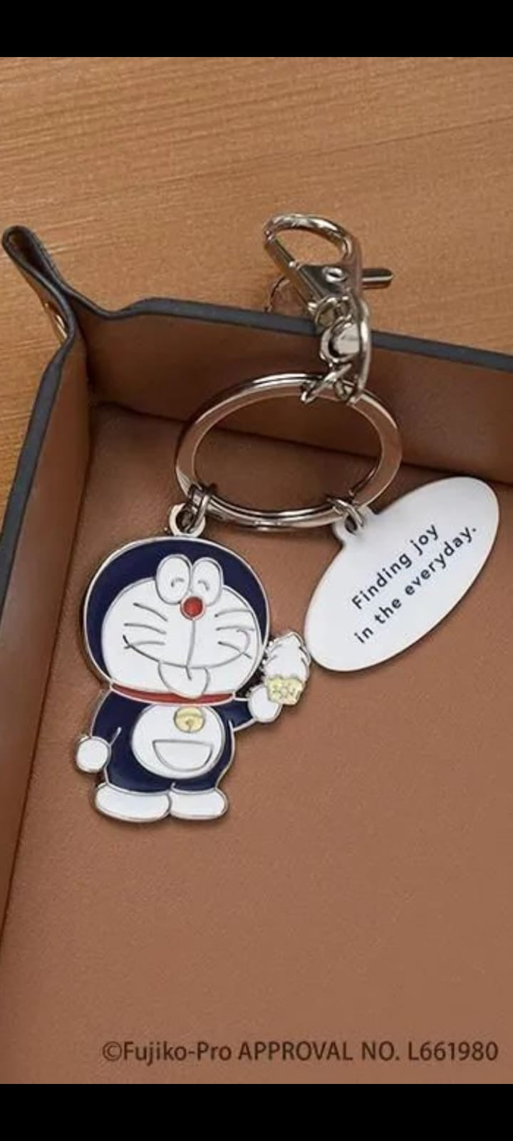 Flowering 多啦A夢食雪糕 鎖匙扣