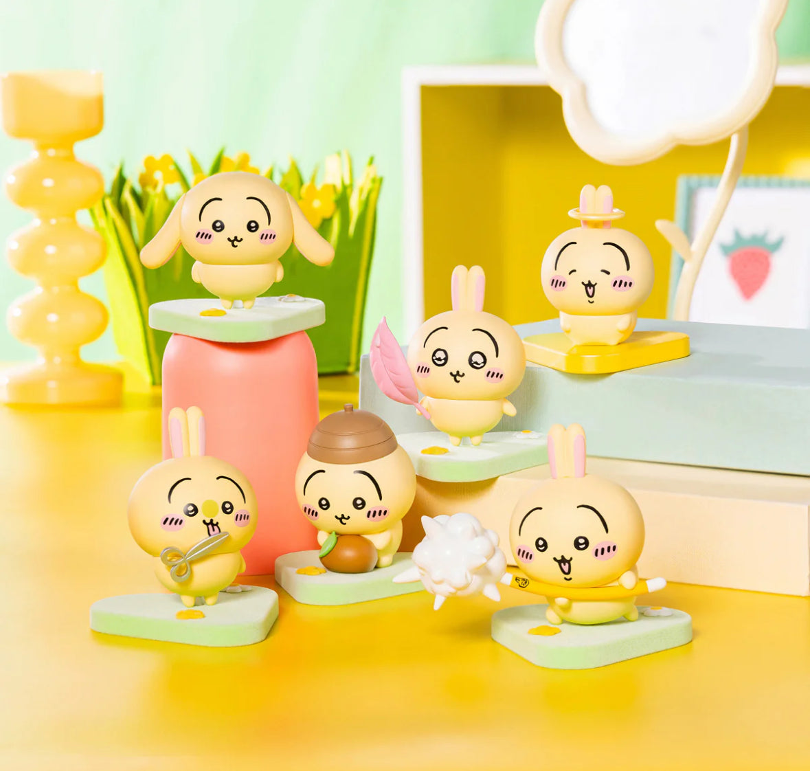 (4月到貨) Chiikawa兔兔8cm Figure公仔套裝