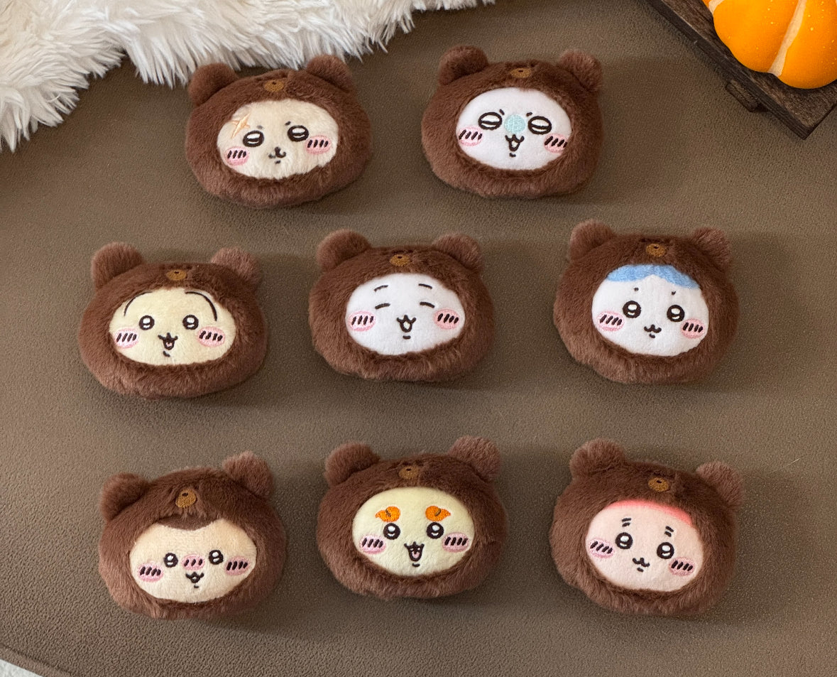 Miniso x Chiikawa 毛絨絨系列 小熊公仔襟章