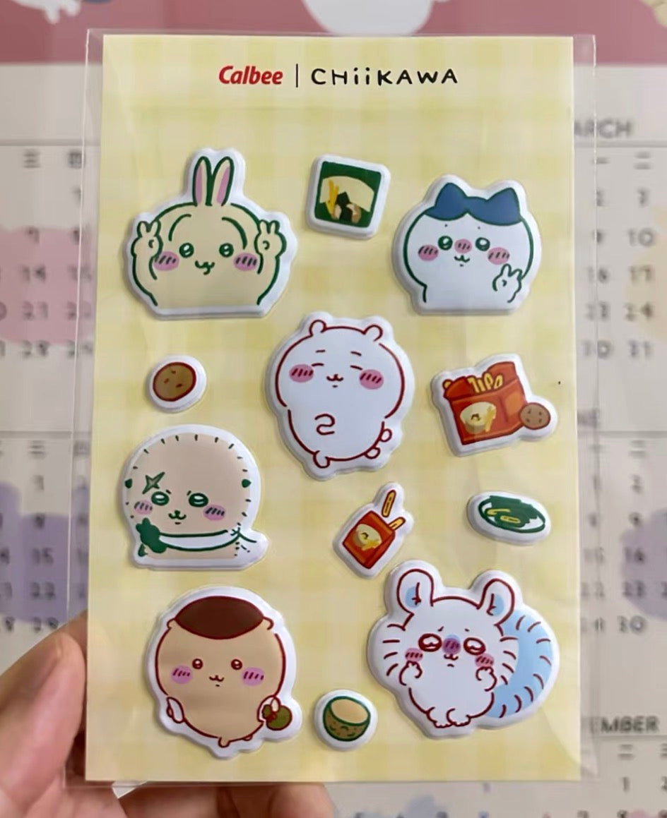Chiikawa 內地Calbee限定 泡泡貼紙