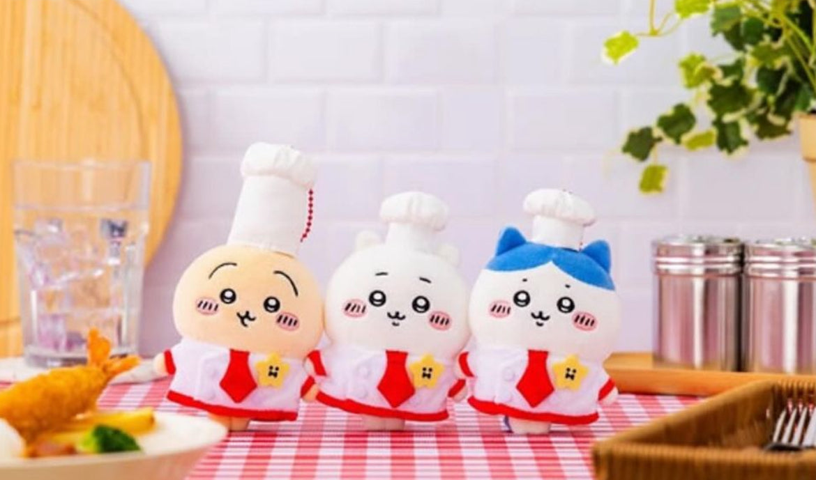 Chiikawa Cafe 餐廳系列 廚師公仔掛飾