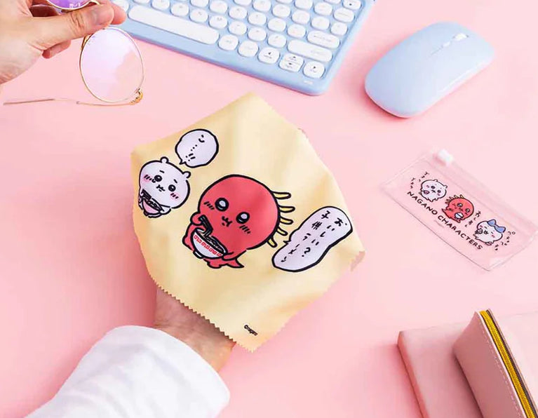 Nagano 眼鏡布連收納袋 - 小可愛&恐龍