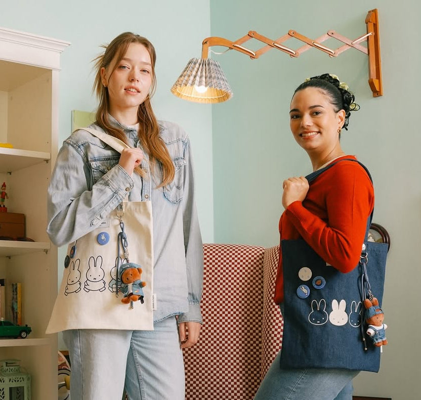 (1月到貨)Miffy 韓國首爾限定 Denim牛仔布Tote Bag