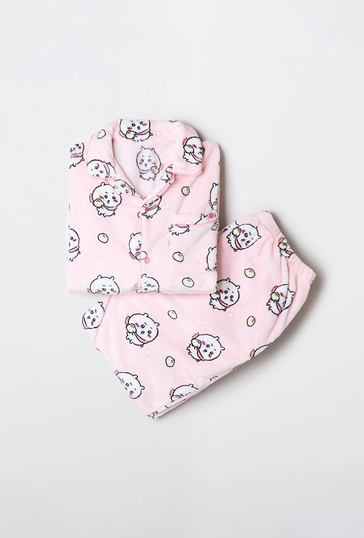 Chiikawa x Spao 成人長袖毛毛睡衣套裝 小可愛
