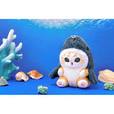 Mofusand 肥鯊魚貓公仔掛飾