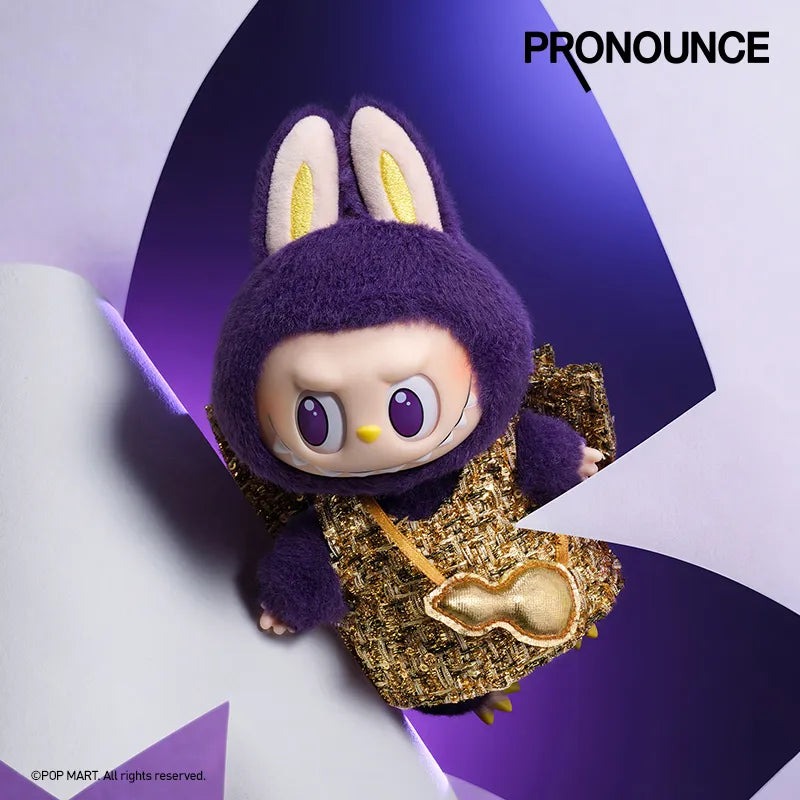 POP MART Labubu The Monsters x Pronounce - Wings of Fortune 搪膠毛絨吊卡 小米蘭