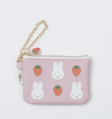 Miffy and Strawberry 合成皮革Pouch