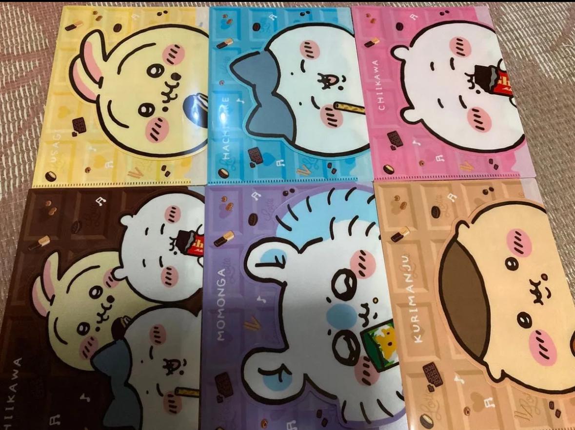 Chiikawa x Lotte 情人節A5 Case 食朱古力Set