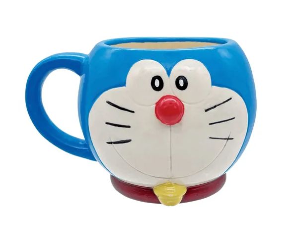 多啦A夢大頭陶瓷杯