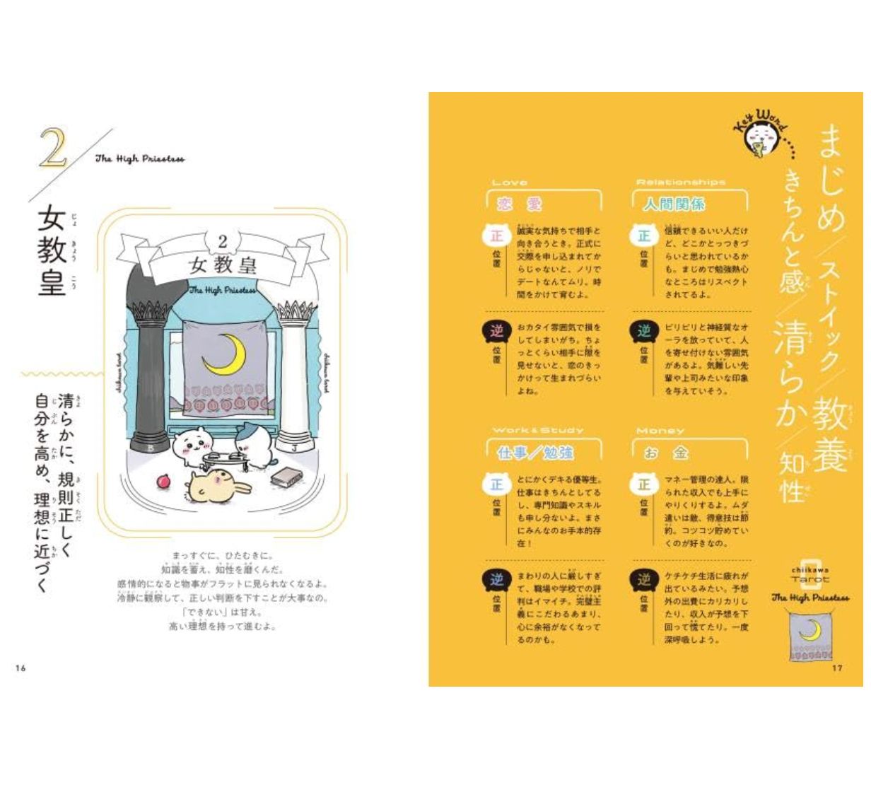 Chiikawa占卜書連22張塔羅牌