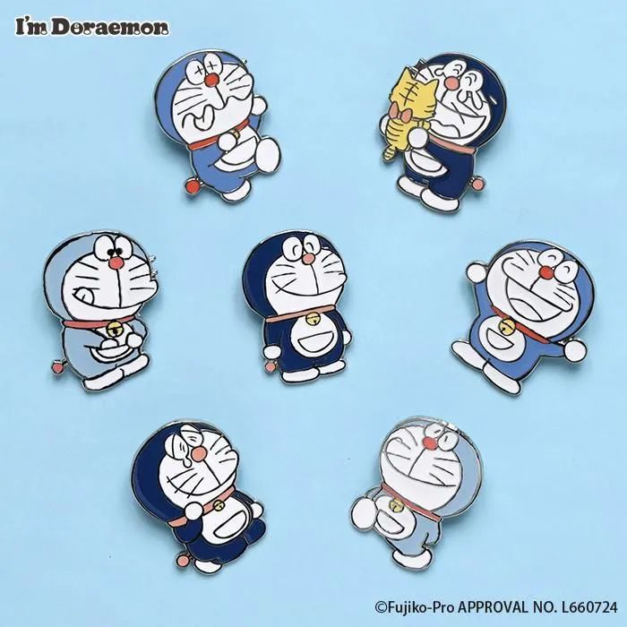 Flowering 多啦A夢Pins (隨機一款)