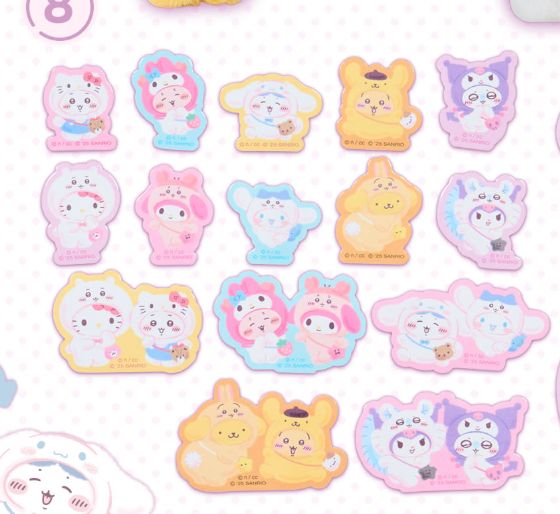(受注)Chiikawa x Sanrio Sticker Set 限定貼紙套裝