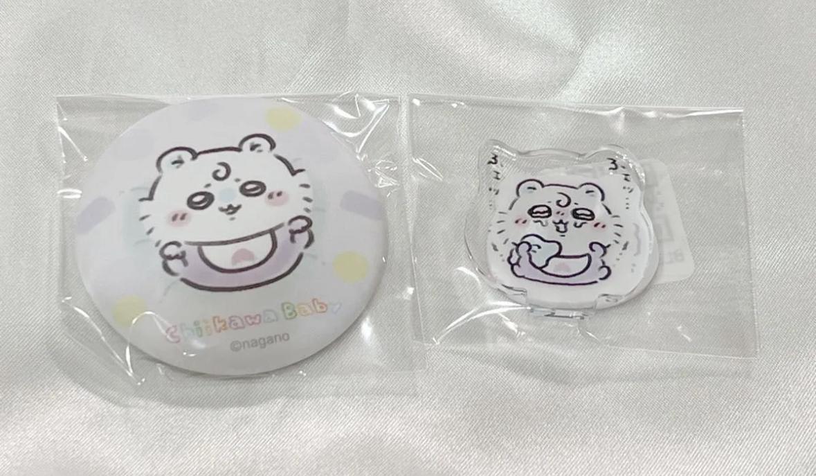 Chiikawa 飛鼠Baby 襟章立牌套裝