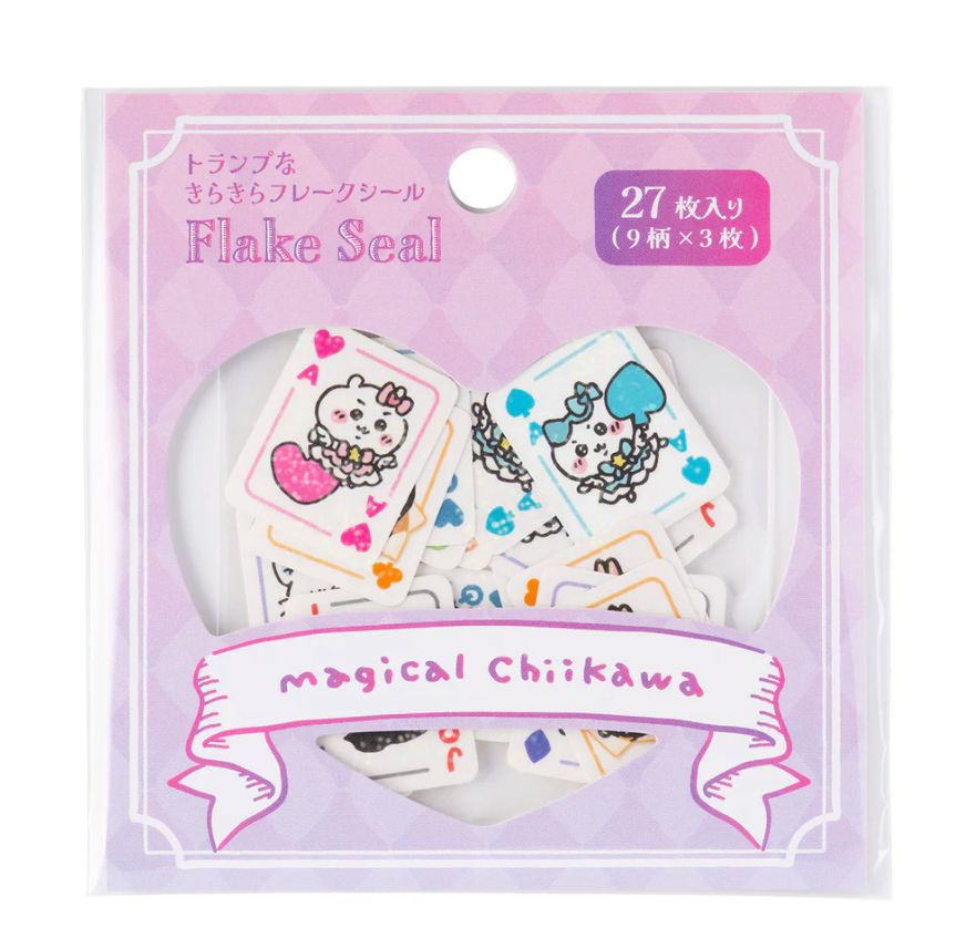 Chiikawa 魔法少女 Magical Poker 貼紙包