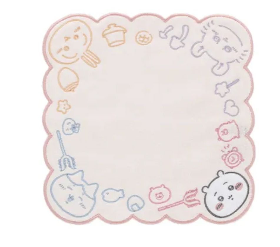 Chiikawa Die Cut 刺繡手巾